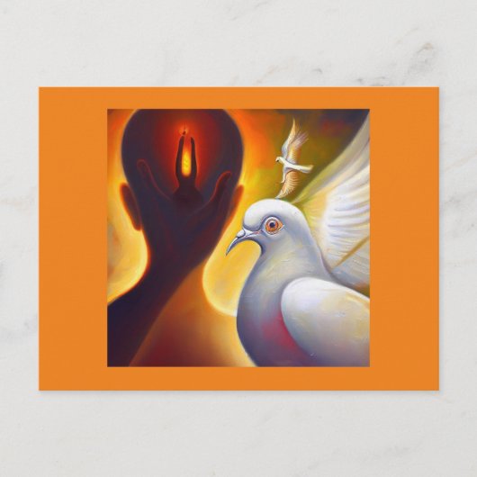 Carte Postale Spirit Animal Dove 4 (Devant)