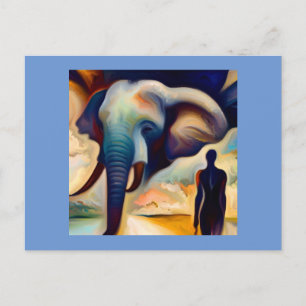 Carte Postale Spirit Animal Elephant 2