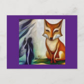 Carte Postale Spirit Animal Fox 2 (Devant)