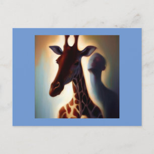 Carte Postale Spirit Animal Giraffe 1
