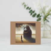 Carte Postale Spirit Animal Hippopotamus 1 (Debout devant)