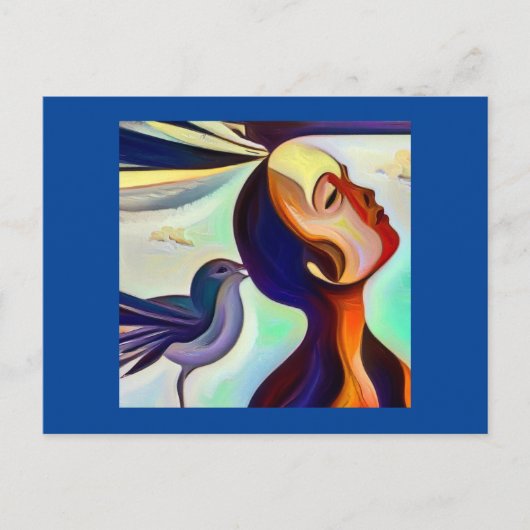 Carte Postale Spirit Animal Hummingbird 2 (Devant)