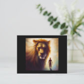 Carte Postale Spirit Animal Lion 1 (Debout devant)