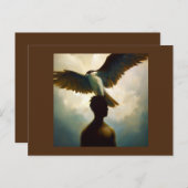 Carte Postale Spirit Animal Osprey 1 (Devant / Derrière)