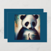 Carte Postale Spirit Animal Panda 1 (Devant / Derrière)