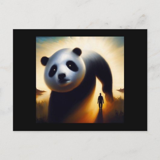 Carte Postale Spirit Animal Panda 3 (Devant)