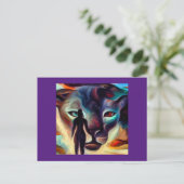 Carte Postale Spirit Animal Panther 3 (Debout devant)