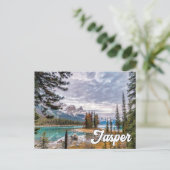 Carte Postale Spirit Island, Parc national Jasper (Debout devant)