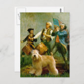 Carte Postale Spirit of 76 - Wheaten Terrier 2B (Devant / Derrière)