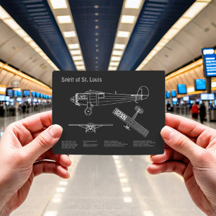 Carte Postale Spirit of St. Louis - Plan directeur de l'avion PD