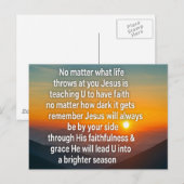 Carte postale spirituelle (Devant / Derrière)