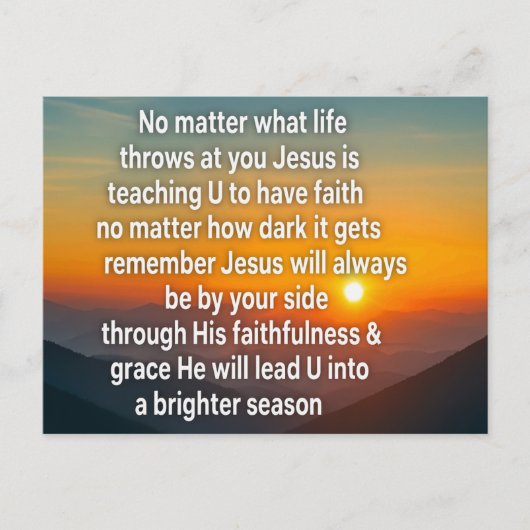 Carte postale spirituelle (Devant)