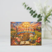 Carte postale spirituelle (Debout devant)