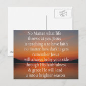 Carte postale spirituelle (Devant / Derrière)