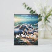 Carte Postale Spiritueux : Un Troupeau De Galloping (Debout devant)