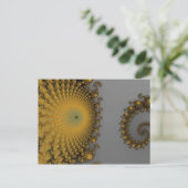 Carte postale Spirole citrouille (Debout devant)