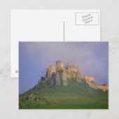 Carte Postale Spissky en brume, Slovaquie (Devant / Derrière)