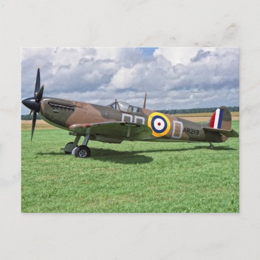 Carte Postale Spitfire AR213 (Devant)