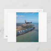 Carte Postale Spitfire au-dessus de l'Angleterre (Devant / Derrière)