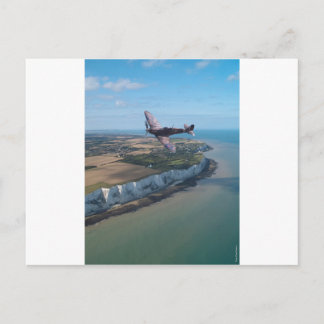 Carte Postale Spitfire au-dessus de l'Angleterre