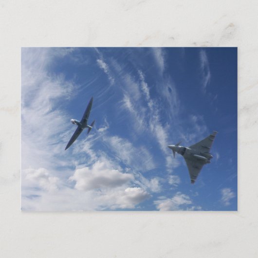 Carte Postale Spitfire et Typhoon (Devant)