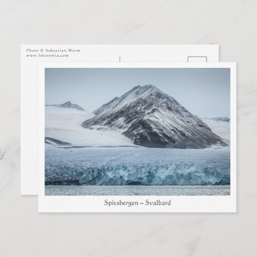 Carte Postale Spitsbergen (Devant / Derrière)