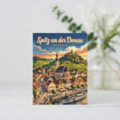 Carte Postale Spitz an der Donau Autriche (Debout devant)