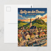 Carte Postale Spitz an der Donau Autriche (Devant / Derrière)
