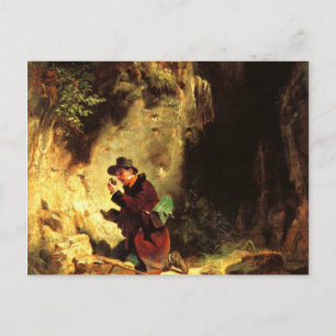Carte Postale Spitzweg à motif vintage - la géotechnologie