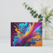 Carte Postale Splash couleur (Debout devant)