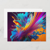 Carte Postale Splash couleur (Devant / Derrière)