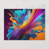 Carte Postale Splash couleur (Devant)