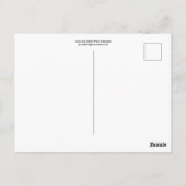 Carte Postale Splashes de peinture gris et jaune (Dos)