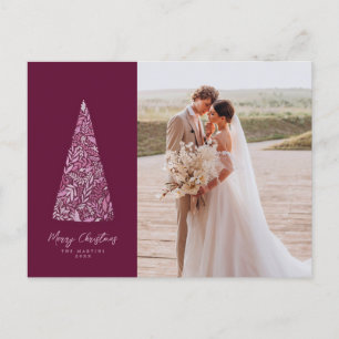 Carte Postale Splendide Spruce Tree Plum photo Noël/Fête