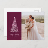 Carte Postale Splendide Spruce Tree Plum photo Noël/Fête (Devant / Derrière)