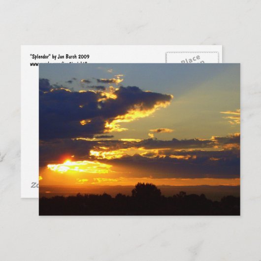 Carte postale Splendor (Devant / Derrière)