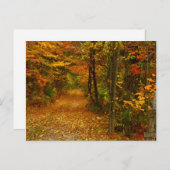 Carte Postale Splendor d'automne en Nouvelle-Angleterre (Devant / Derrière)