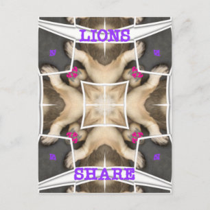 Carte Postale Splendor du Serengeti : Artistère de masquage anim