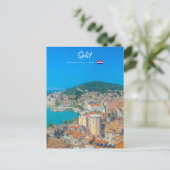 Carte Postale Split, Croatie - Ville côtière (Debout devant)