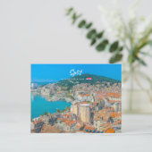 Carte Postale Split, Croatie - Ville côtière (Debout devant)