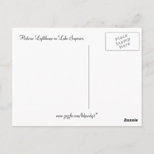 Carte postale Split Rock Lighthouse & Prism (Dos)