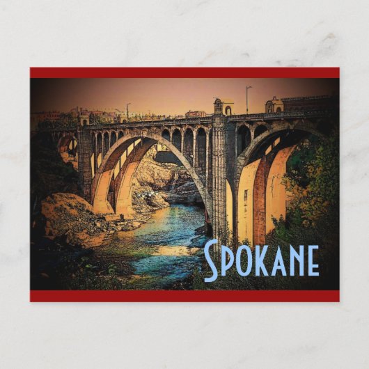 Carte postale Spokane (Devant)