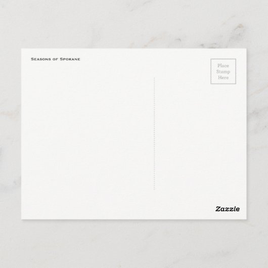Carte postale Spokane (Dos)