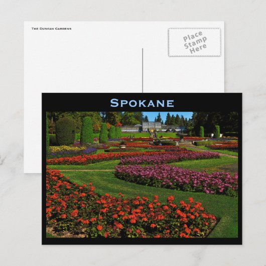 Carte postale Spokane (Devant / Derrière)