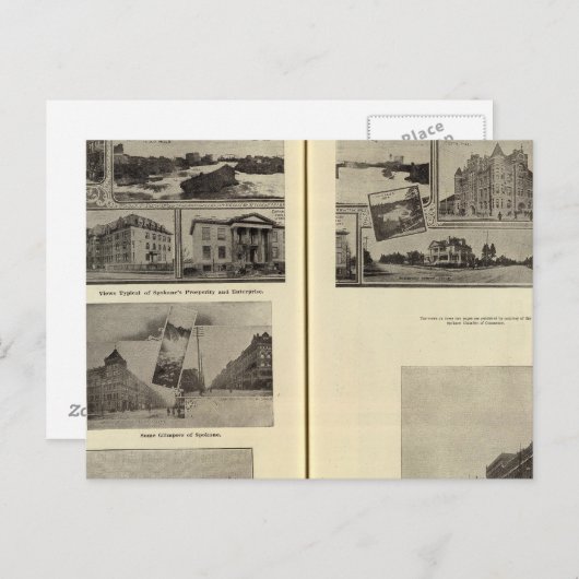 Carte Postale Spokane (Devant / Derrière)