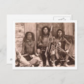 Carte Postale Spokane Indians, 1861 (b/w photo) (Devant / Derrière)