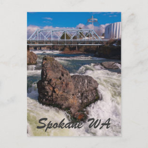 CARTE POSTALE SPOKANE WA