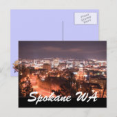 CARTE POSTALE SPOKANE WA (Devant / Derrière)