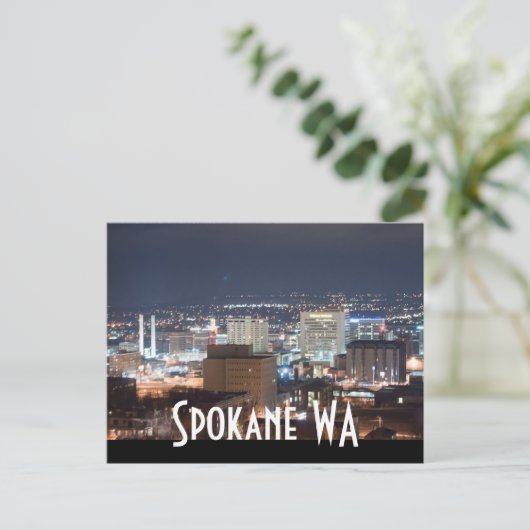 CARTE POSTALE SPOKANE WA (Debout devant)