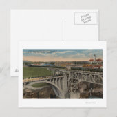 Carte Postale Spokane, WA - achèvement ferroviaire Pacifique des (Devant / Derrière)